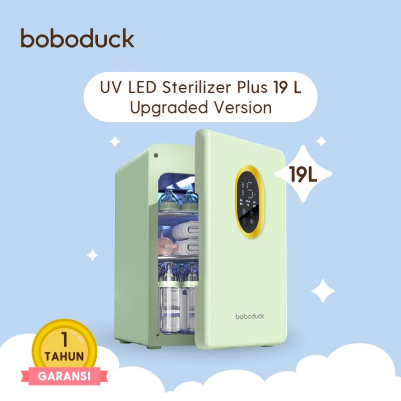 Boboduck UV LED Bottle Sterilizer Dryer Disinfectan Box 19L Plus