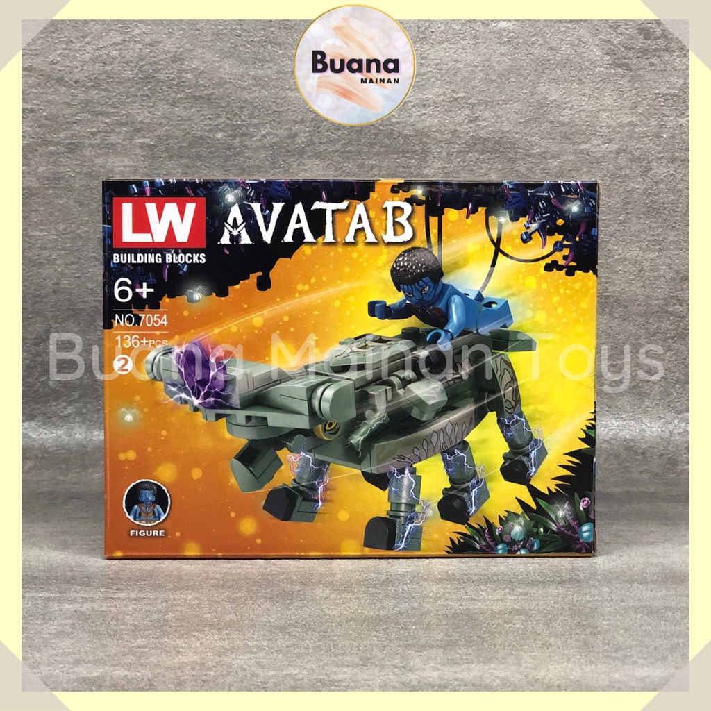 BRICKS LW AVATAR SERIES BUANA MAINAN EDUKASI ANAK BLOCK BRICK COWO CEWE 7054