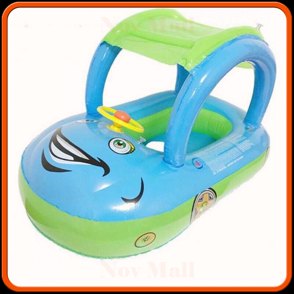Pelampung Kolam Renang Bayi Ring Floating with Canopy -SP470