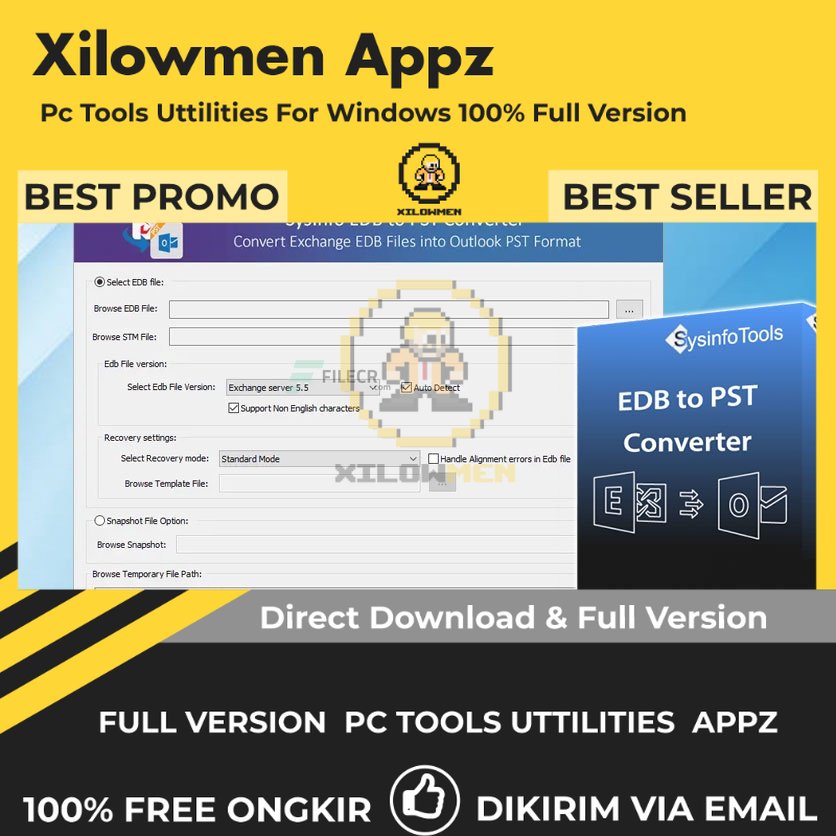 [Full Version] SysInfoTools EDB to PST Converter Pro PC Tools Software Utilities Lifetime Win OS