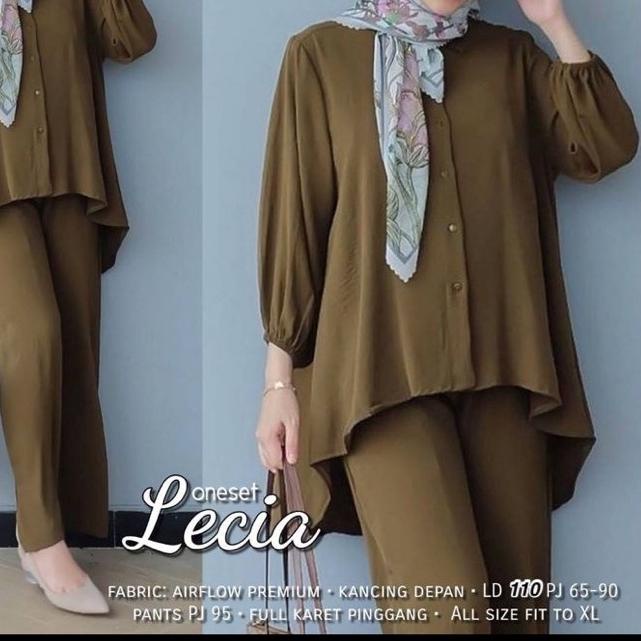 ☄ LECIA SET // SETELAN LECIA CRINKLE AIRFLOW LD 110 // SETELAN POLOS LECIA // SET LECIA // SET CRINK