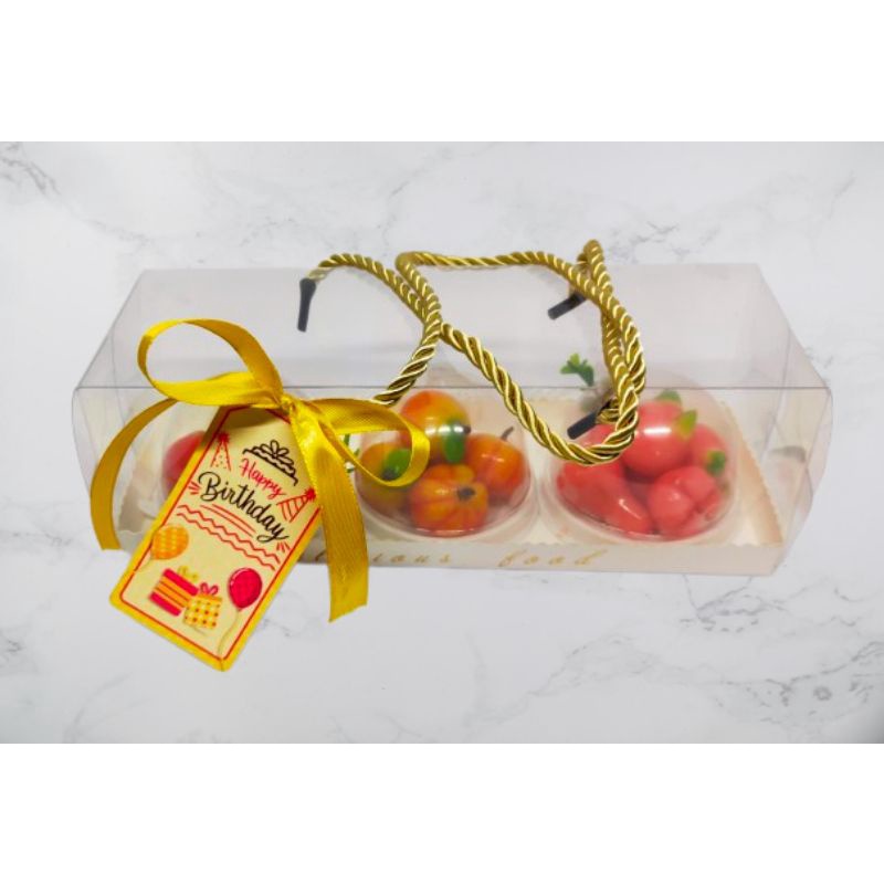 Kue Thailand Kue Lukchup Mini Lookchoup Hampers Imlek Idul fitri Hampers Jinjing Ultah Kue Kekinian Kado