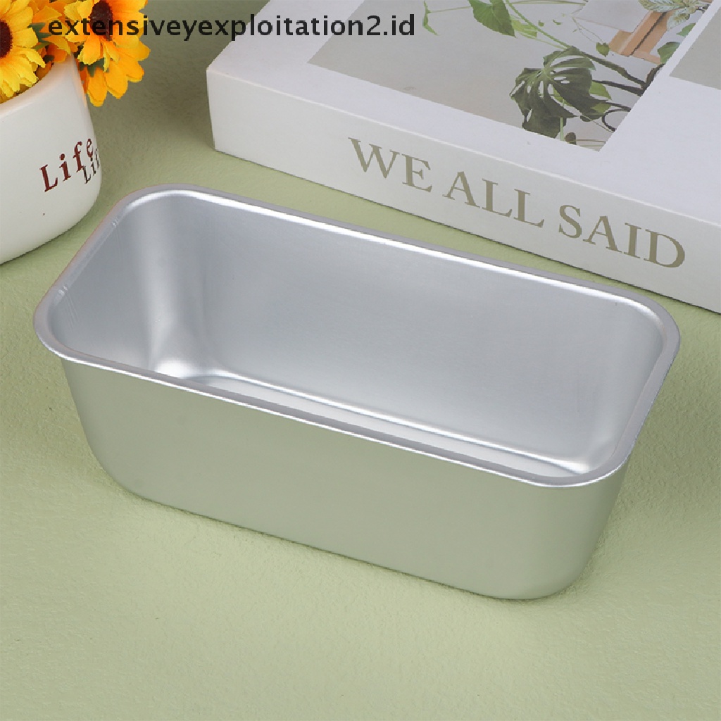 {NEW} 1pc Cetakan Kotak Persegi Alat Baking Aluminium Alloy Anti Lengket Roti Cake Toast Pan.