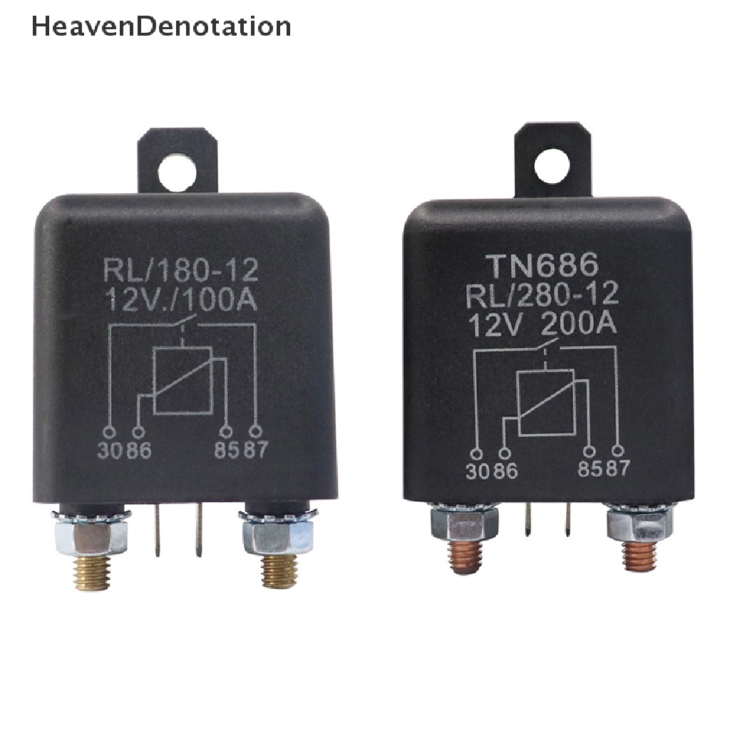 [HeavenDenotation] Relay Starg 200A 100A 12V / 24V Power Automotive Heavy Current Start Car relay HDV