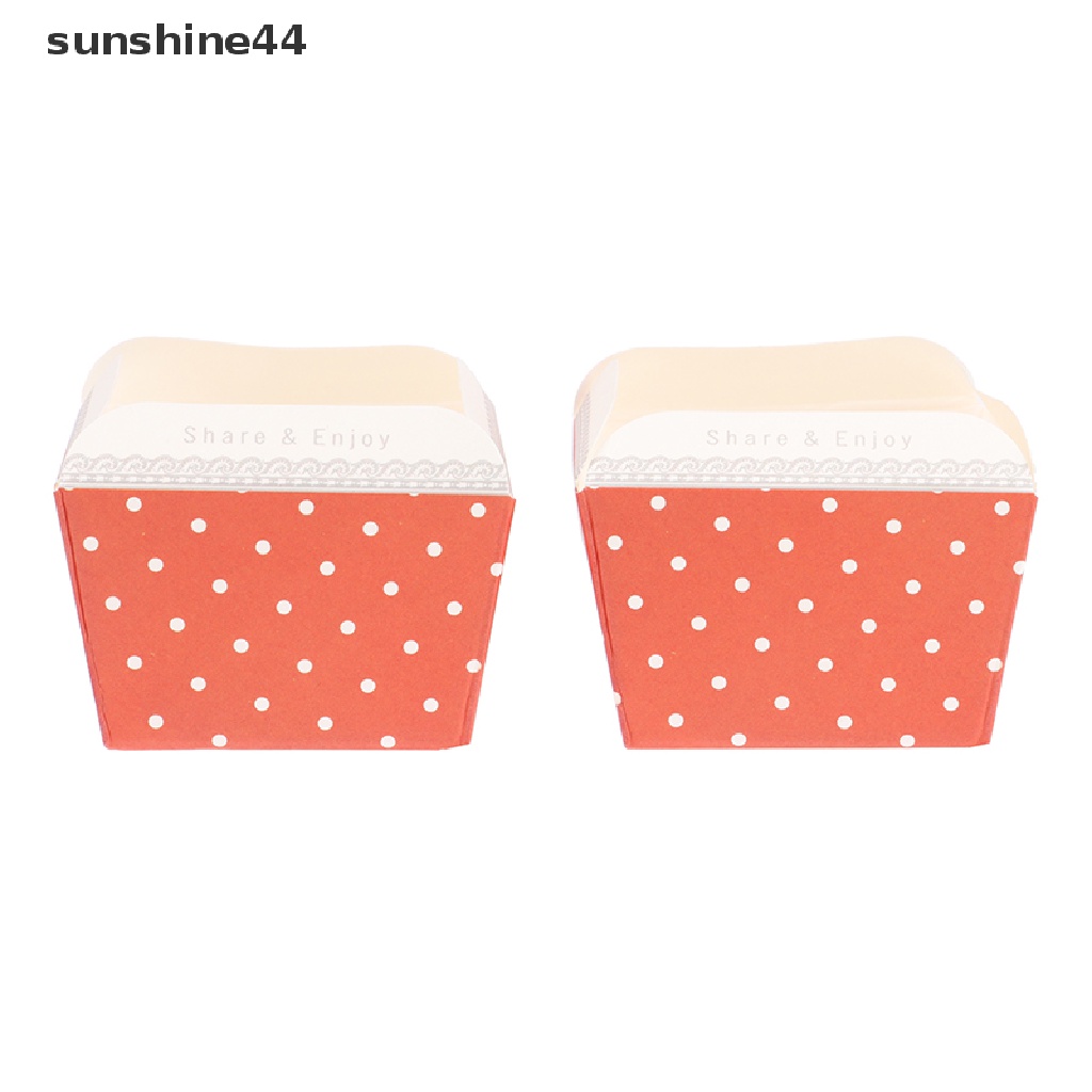 Sunshine 100 Pcs Hari Anak Hexagon Cupcake Paper Cups Muffin Liners Baking Cups ID