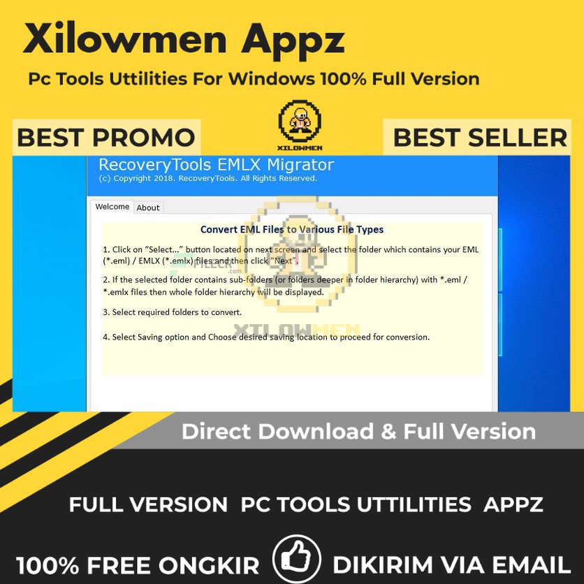 [Full Version] RecoveryTools EMLX Migrator Pro PC Tools Software Utilities Lifetime Win OS