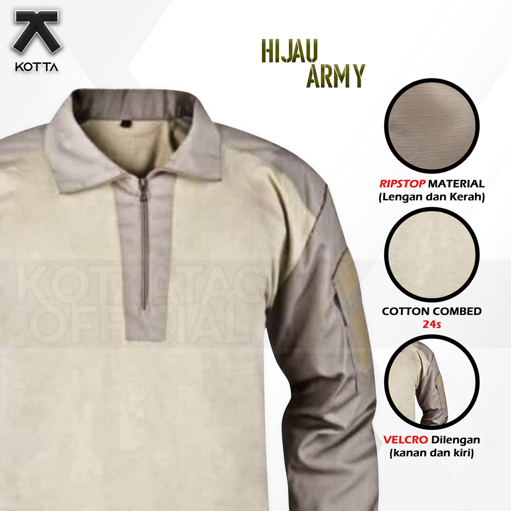 KAOS BDU TACTICAL COMBAT - KAOS BDU KATUN RIPSTOP - KAOS TACTICAL - BAJU BDU ARMY - KAOS TACTICAL ARMY