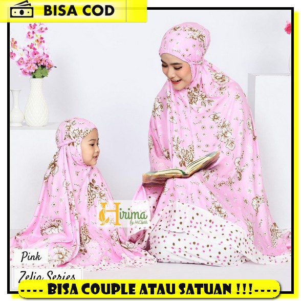 Couple Mukena Ibu Dan Anak Terbaru Perempuan 2021 Umur 8 9 10 11 12 13 Bahan Adem Untuk Anak Mukena 