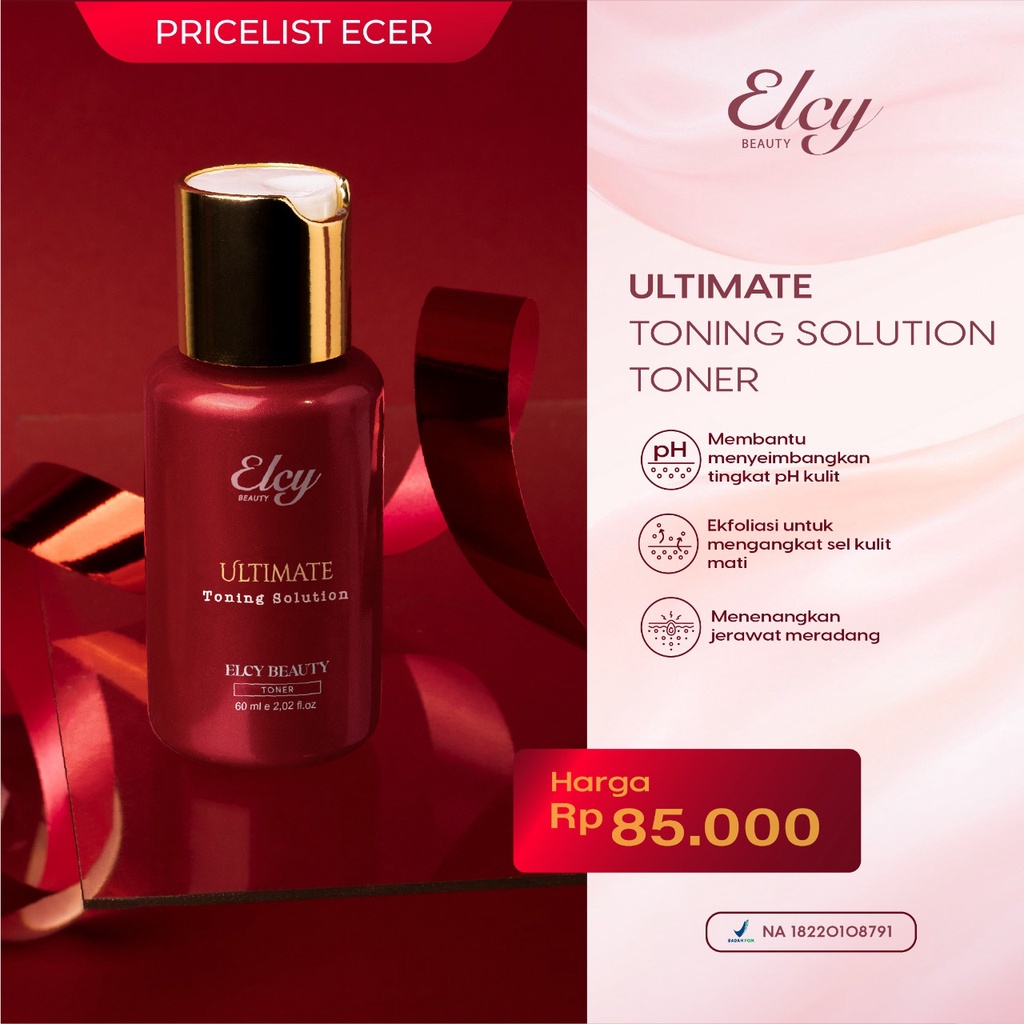 BPOM TONER ELCY ULTIMATE / Ecer toner LC Beauty Luxury