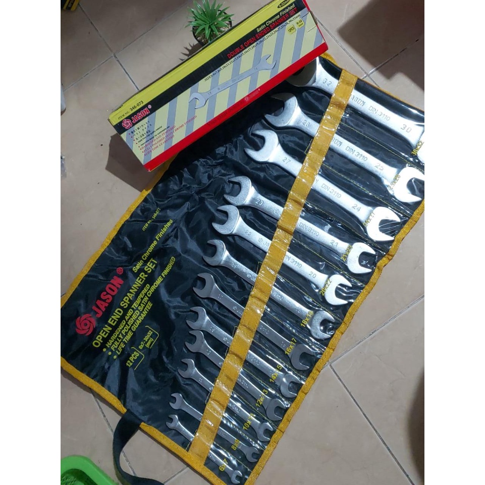 KUNCI PAS SET 12pcs 6-32mm JASON (346-073)