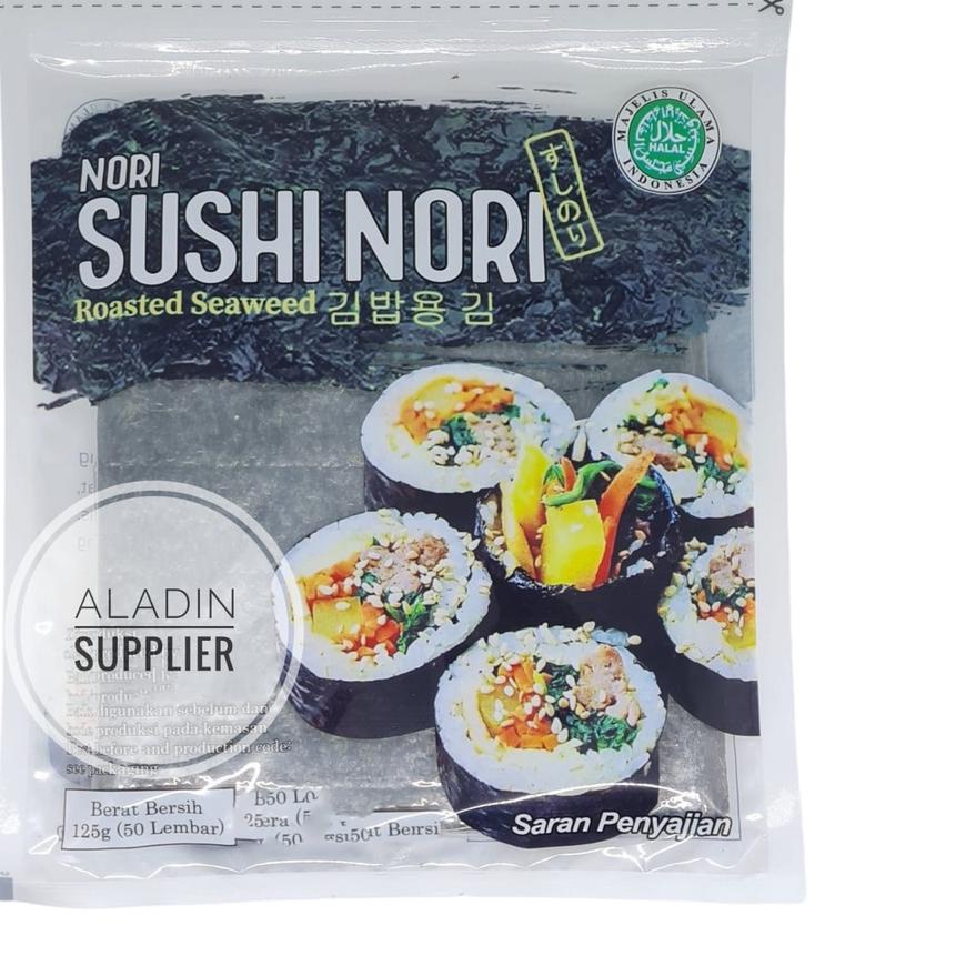 

✬ Sushi Nori Halal isi 50 lembar ❅