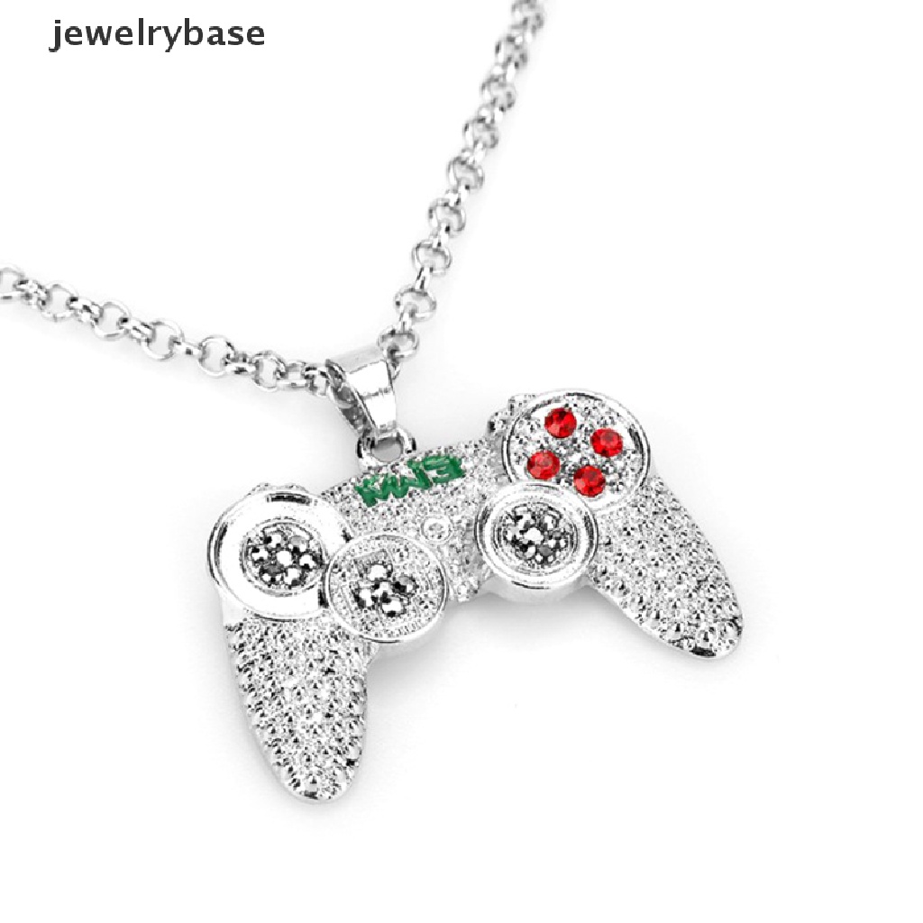 [jewelrybase] Gamepad Dengan Berlian Imitasi Kalung Untuk Wanita Pria Game Controller Liontin Choker Ch Jewellery Necklaces for Teen Girls Boutique