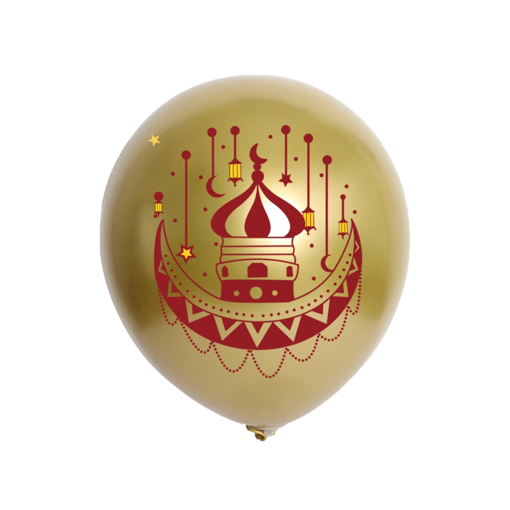 ღ 2023 Eid Mubarak Balon Aluminium Film Balon Set Muslim Ramadan Menarik Bendera Muslim Festival Pesta Diy Dekorasi Rumah dekorasi Pesta Dekorasi Kue
