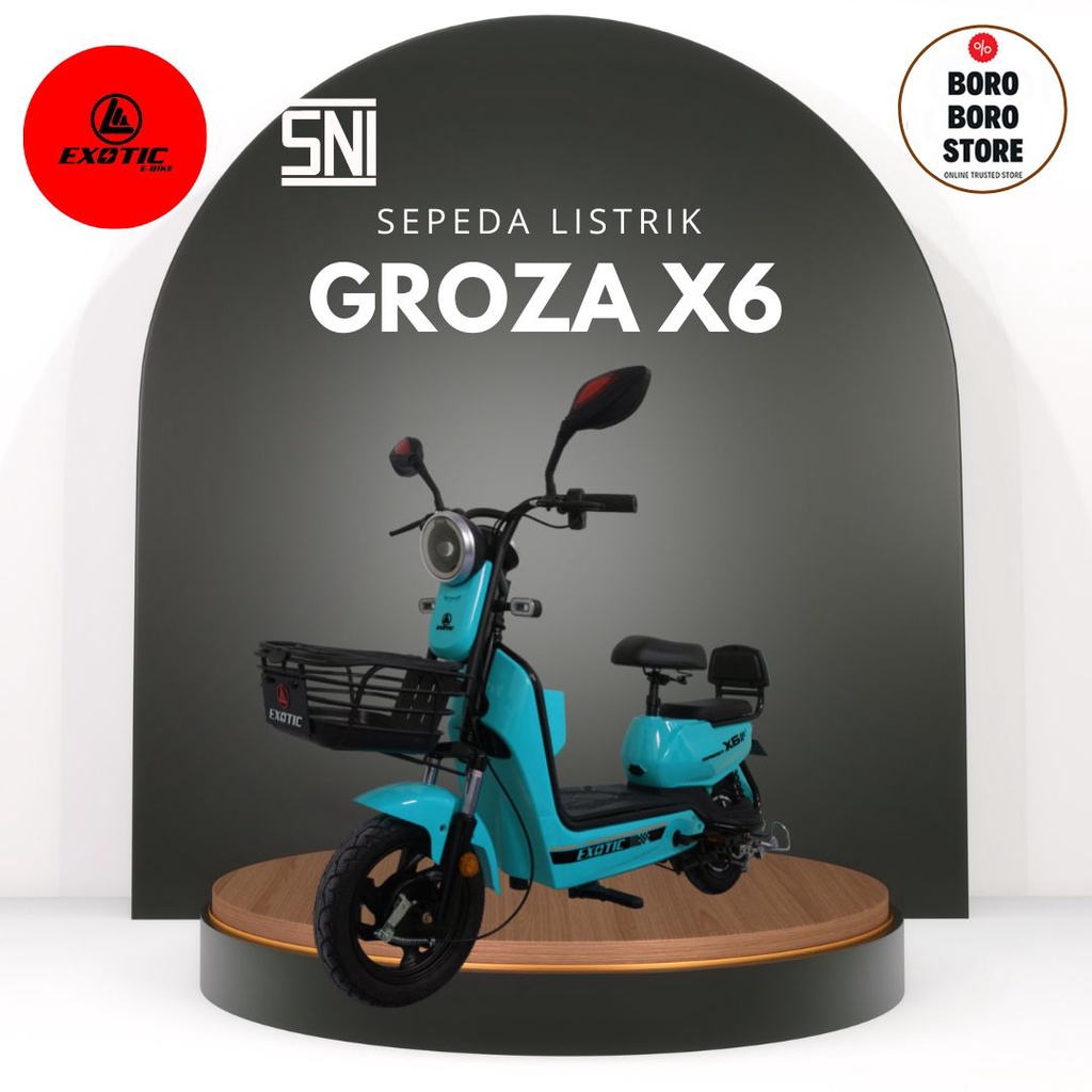 SEPEDA LISTRIK PACIFIC EXOTIC GROZA X6 GROZA X 6