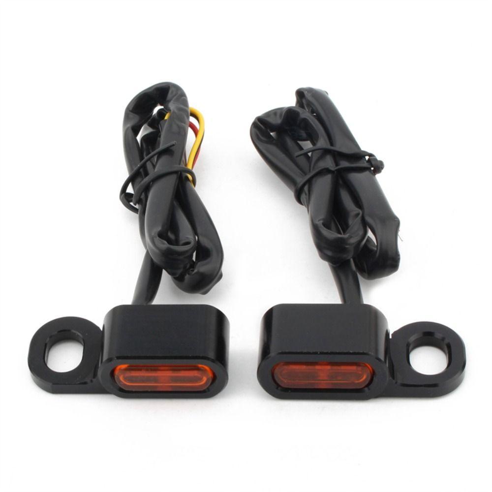 Lanfy Moto Lampu LED 12V Untuk Aksesoris Breakout Softail Ganti Running Blinker Road Glide Motor Amber Light