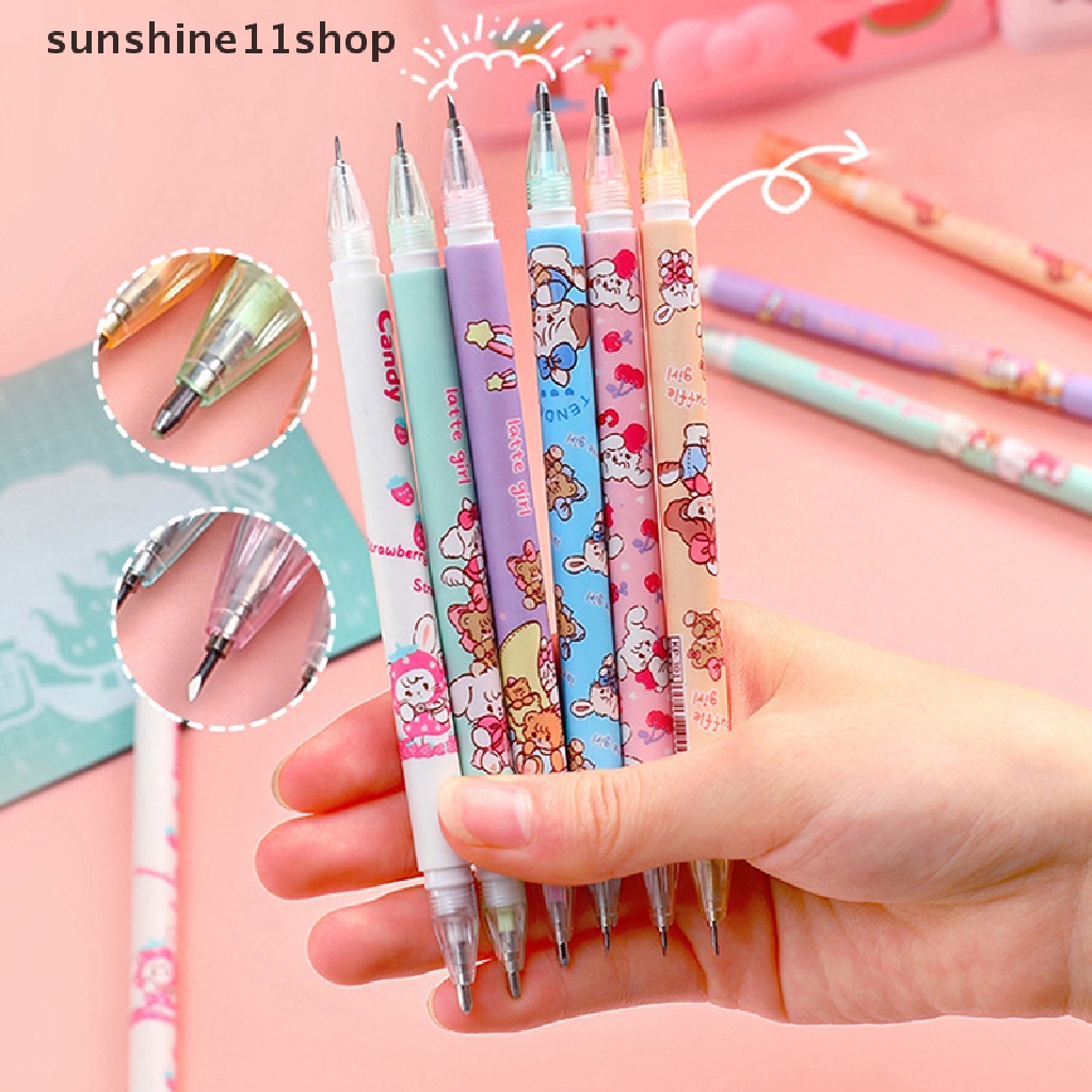 Sho Multi Fungsional Double Head Dot Glue Pen Lem Padat Untuk Sekolah Kantor Supply Perekat Lem Diy Kerja Tangan Stiker Cutg Art Dot Glue Pen Stick N