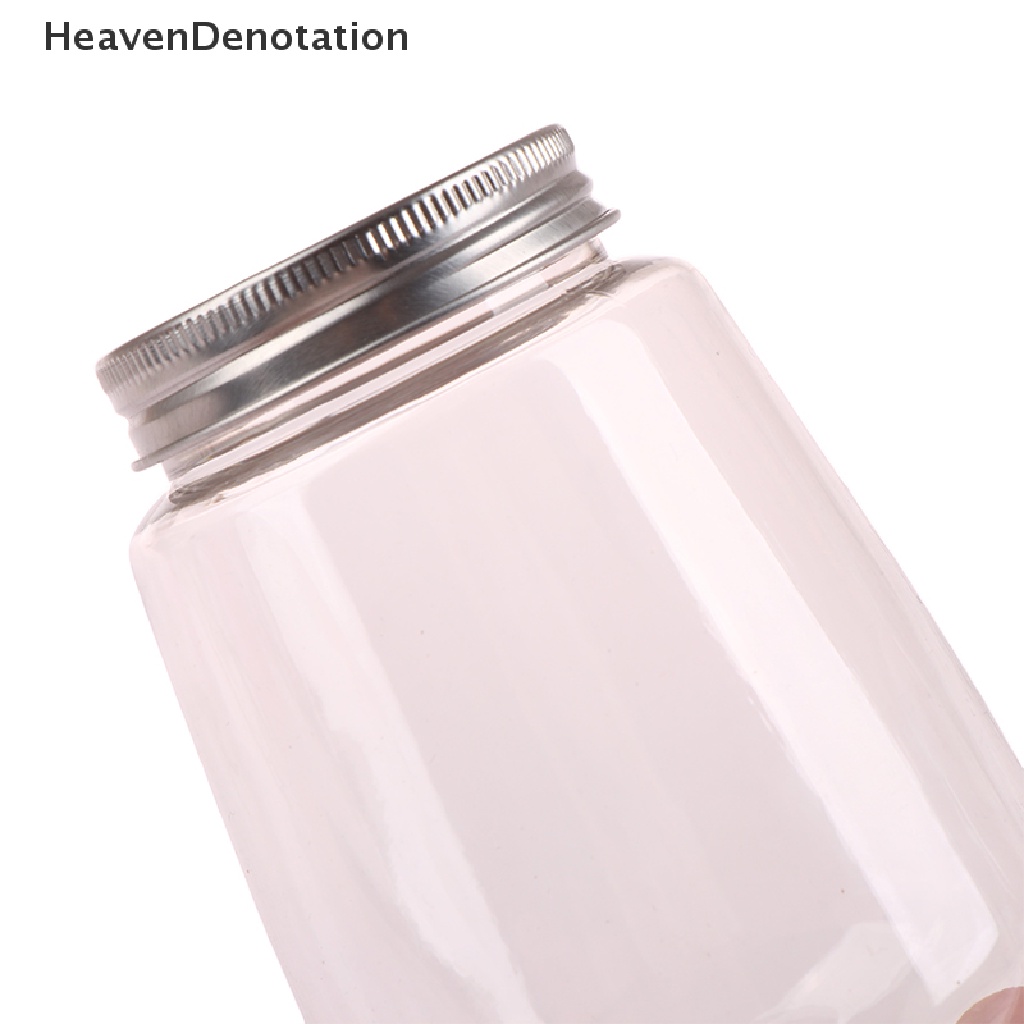 [HeavenDenotation] 350/500ml Botol Plastik Transparan U-Shaped Plastic Bottle Botol Minuman Jus Transparan HDV