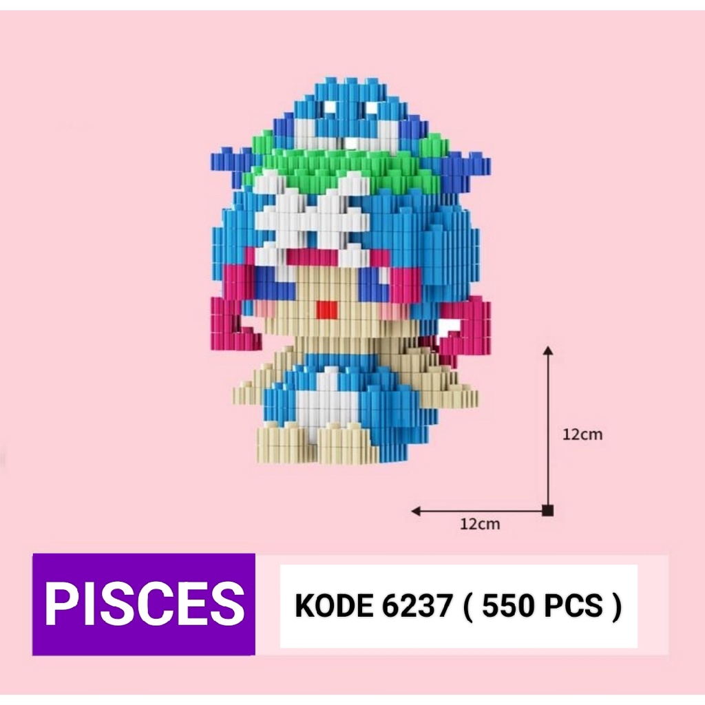 Nano Block 12 Zodiak Series Bintang Kelahiran Mainan Edukasi Anak Set Hadiah dan Pajangan