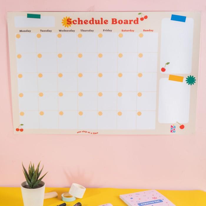 

Monthly Schedule Board - Wall Planner