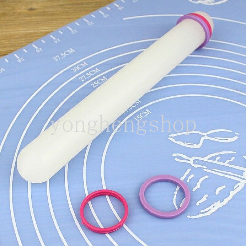 23 cm Non-stick Rolling Pin Penggiling Adonan Kue Fondant Sugarcraft Dekorasi Icing Alat Dapur DIY Baking Supply