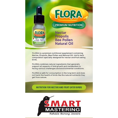 FLORA VITAMIN BURUNG UNTUK PEMAKAN NEKTAR