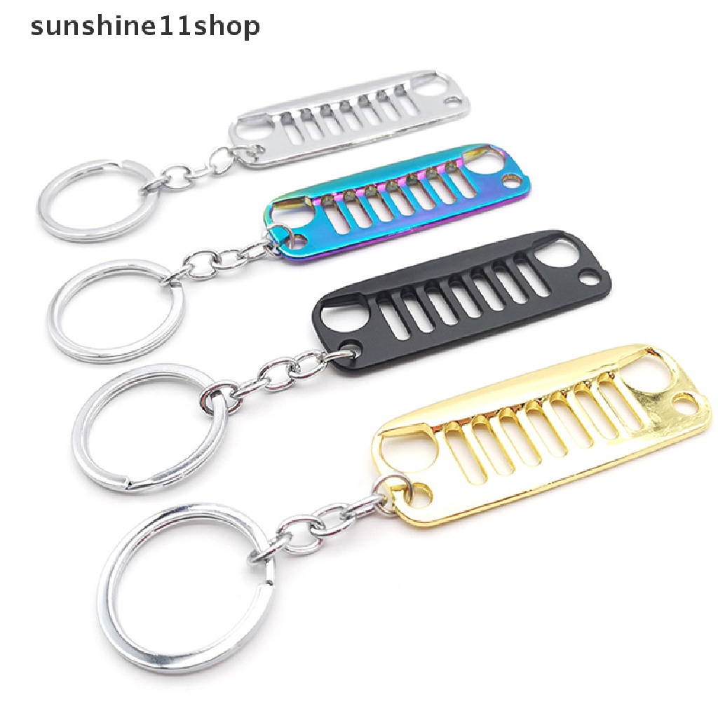 Sho Stainless Steel Car Front Grill Design Gantungan Kunci Mobil Grill Keychain Gantungan Kunci N