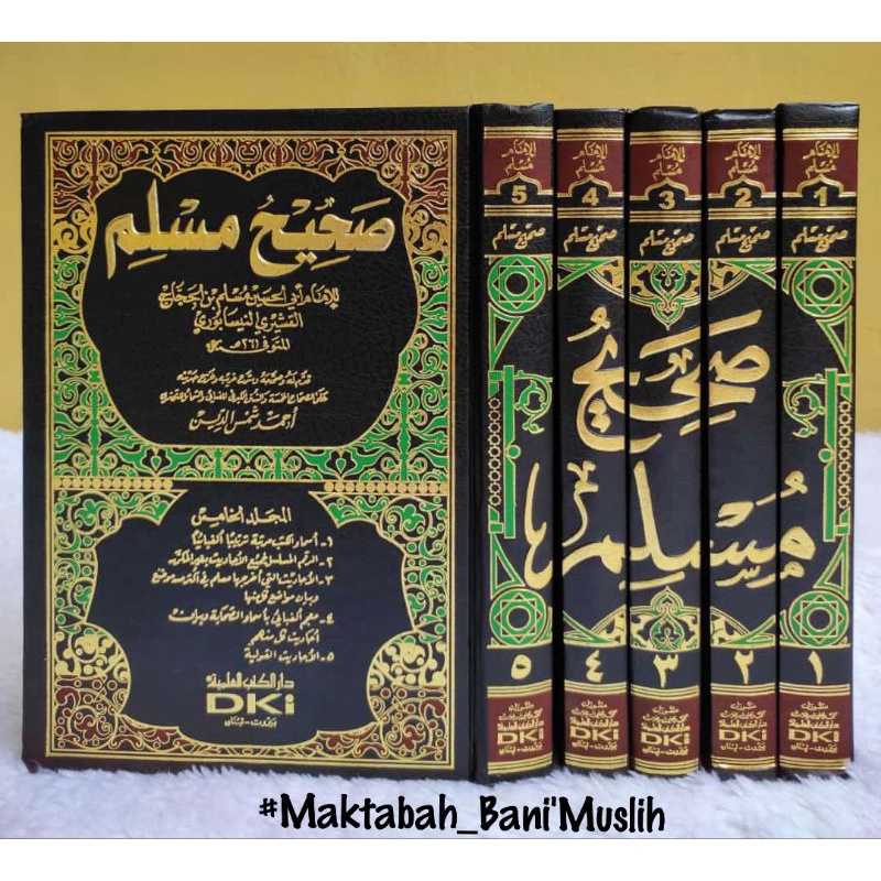 Shohih Shoheh Muslim 5 Jilid Original DKI Bairut