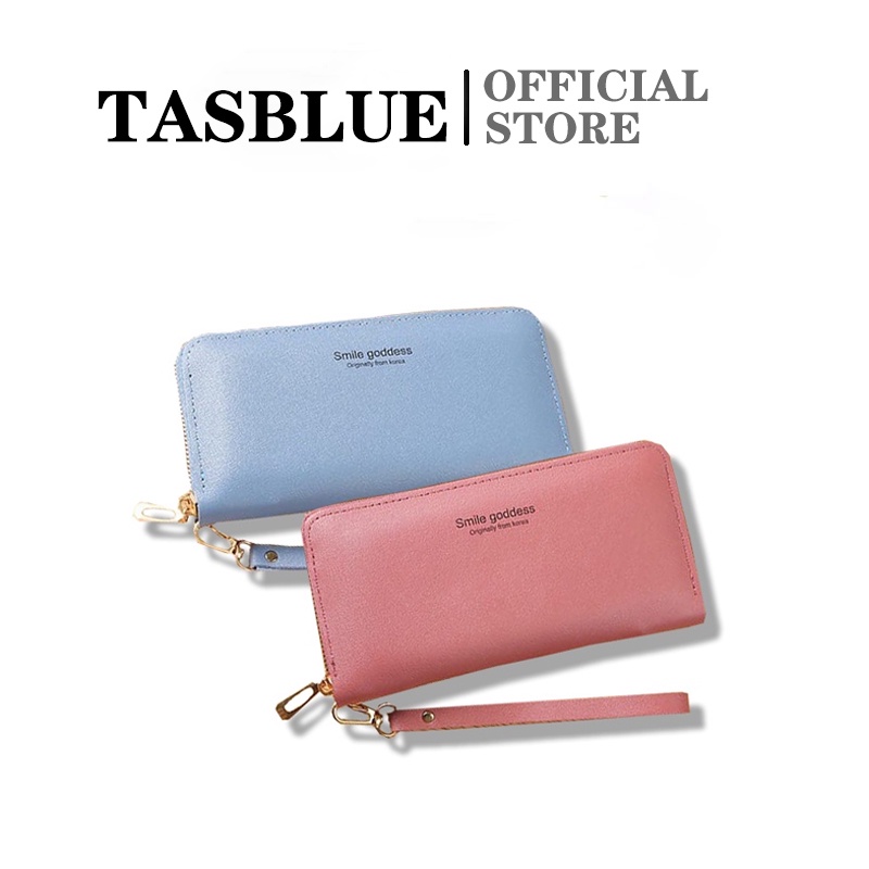 TASBLUE Dompet Wanita Baru Tas Ponsel Multi-kartu Ritsleting Panjang Jepang Dan Korea Selatan C079-59 Dompet Wanita Panjang Muat HP Dan Uang Lipat - Domper 3 Ruang