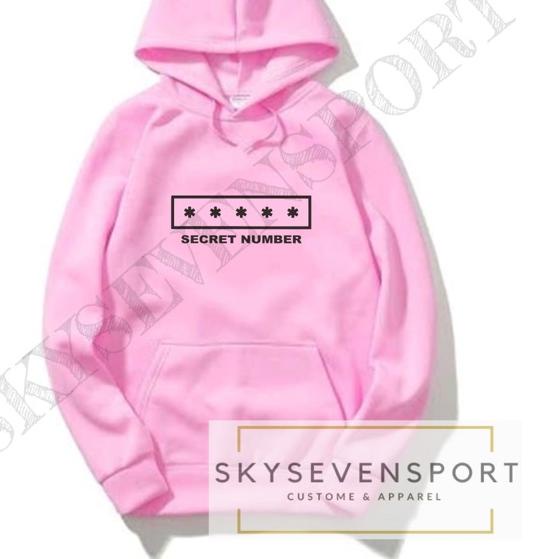 ♔ HOODIE KPOP SECRET NUMBER LOGO M-XXL / MEMBER SN LEA DITA JINNY SOODAM DENISE HOODIE TRENDING ✫