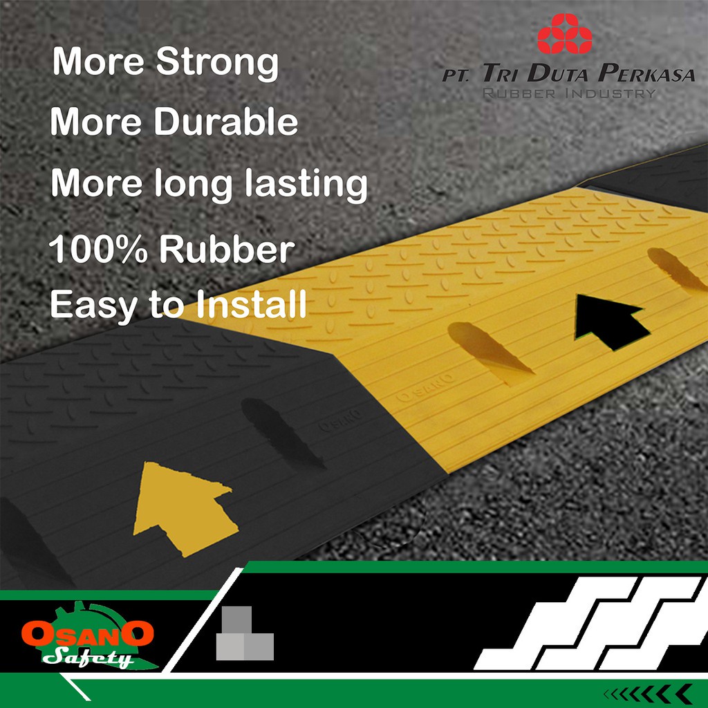 Hercules - Karet Polisi Tidur / Speed Bump Osano Heavy Duty 4 meter