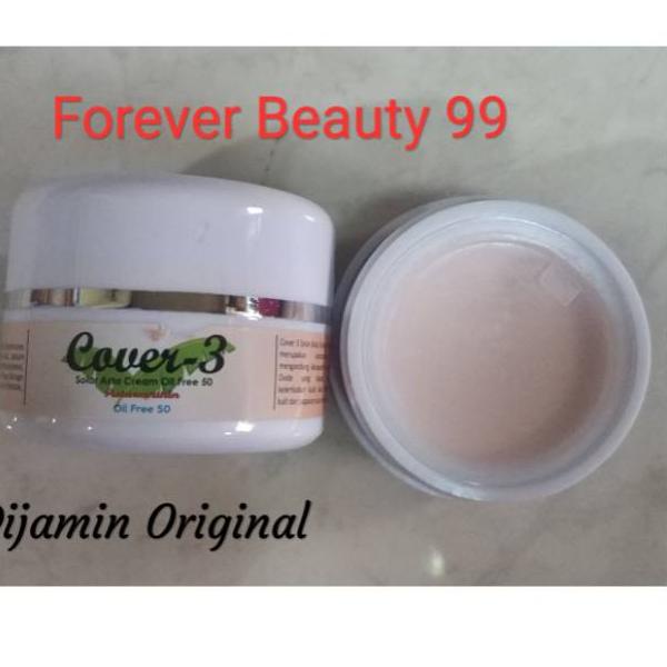 ♦ Cover-3 Solar Asta Cream Oil Free 50 Astaxanthin - Sunblock SPF 50 cover 3 ○