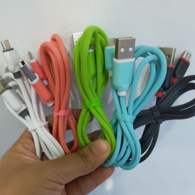 KABEL DATA DAP D-B01M MICRO USB 100 CM-CABLE CHARGER WARNA RANDOM