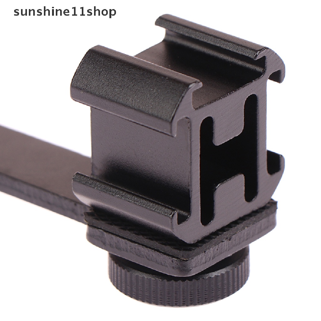 Sho Triple Cold Shoe Mount Extension Bar Dengan Drat1Per4Inci Untuk Kamera N