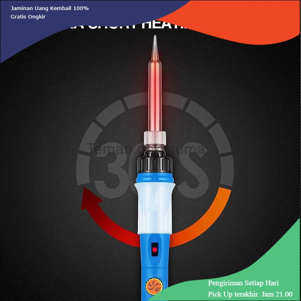 TD - SKL OLOEY Solder 10in1 Adjustable Temperature LCD Display 220V 60W - MH2148