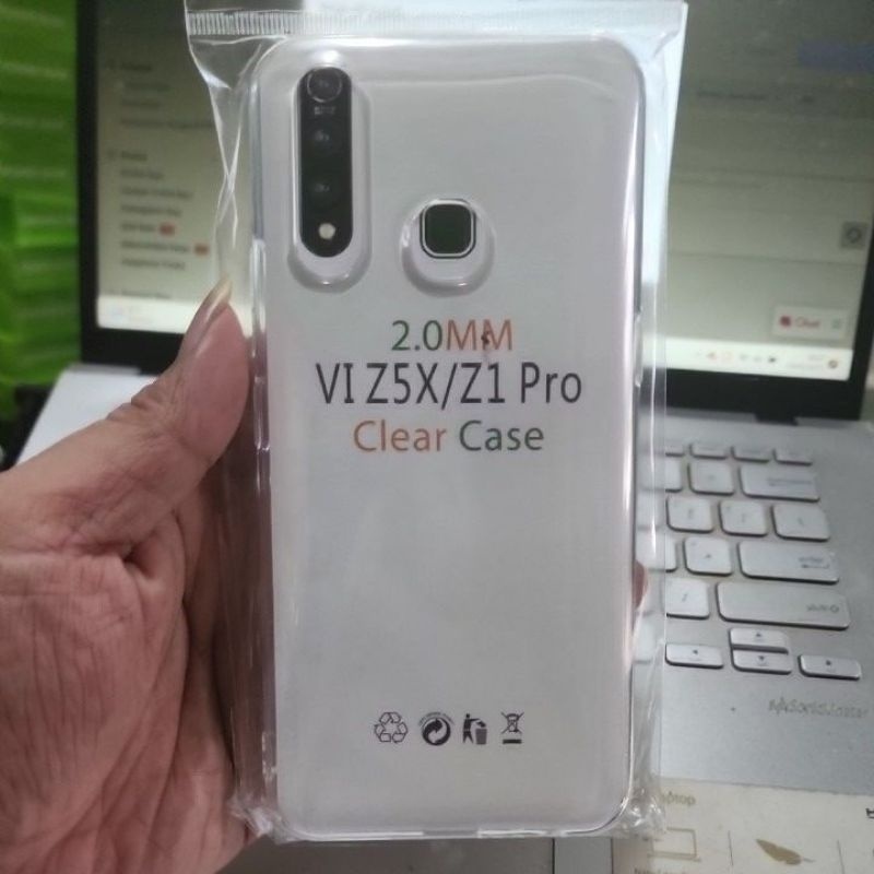 CASE COVER C/C- VIVO Y75 5G V23e V21 4G V21 5G V19 V17 PRO S1 S1 PRO Z1 PRO CASE SOFTCASE HD BENING 2.00mm CLEAR SOFT TRANSPARAN SILIKON CLEAR V7 PLUS V7+  V9 V23E V23 e 5G