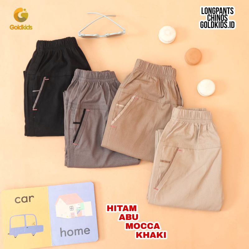 12-18 Tahun Chino Panjang Original GOLDKIDS 26 28 30 | Celana Chino Panjang Remaja