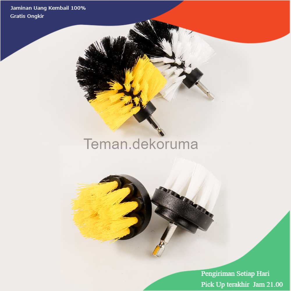 TD - SKT UNTIOR Kepala Sikat Pembersih Brush Car Polisher Kit 23 PCS - CB-031