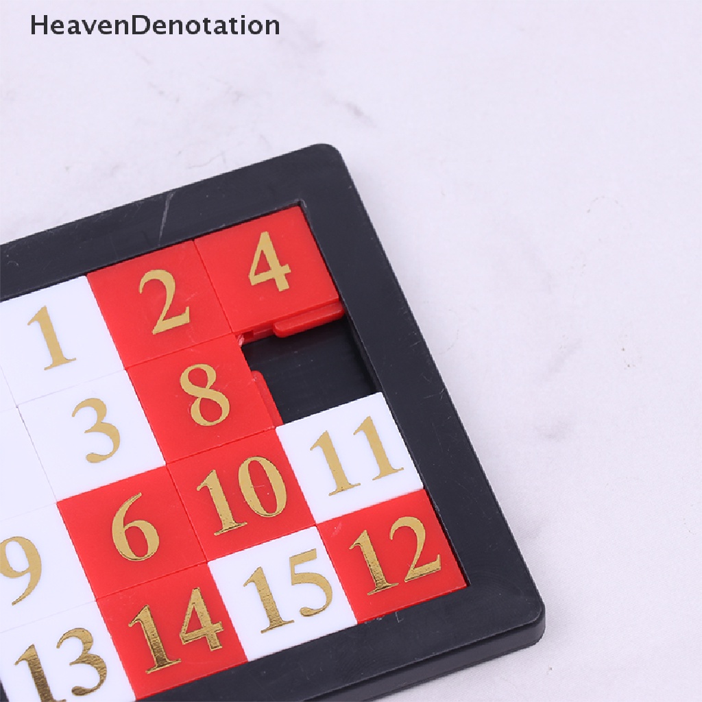 [HeavenDenotation] 1-15 Number Slide Puzzle Brain Puzzle Games Latihan Mainan Edukasi Otak HDV