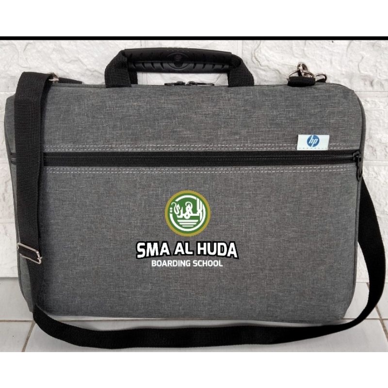 Tas Laptop 14 inc logo merk Asus,lenovo,Hp,acer,dll (custom),bahan water proof