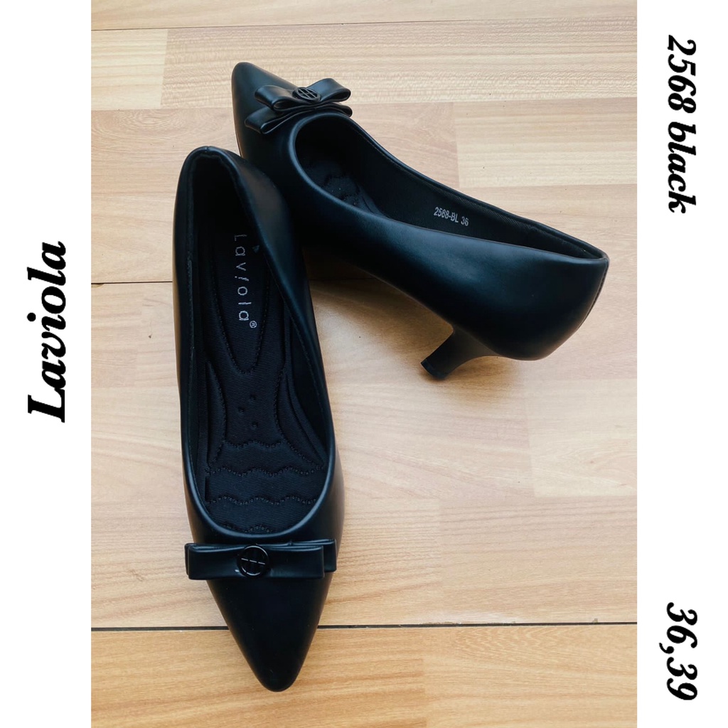Sepatu heels wanita Laviola Navy 2568