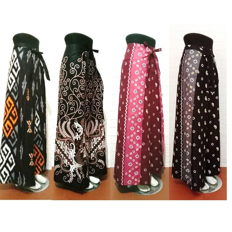 TERBARU WRAP PANTS / CELANA IKAT BATIK KATUN HALUS