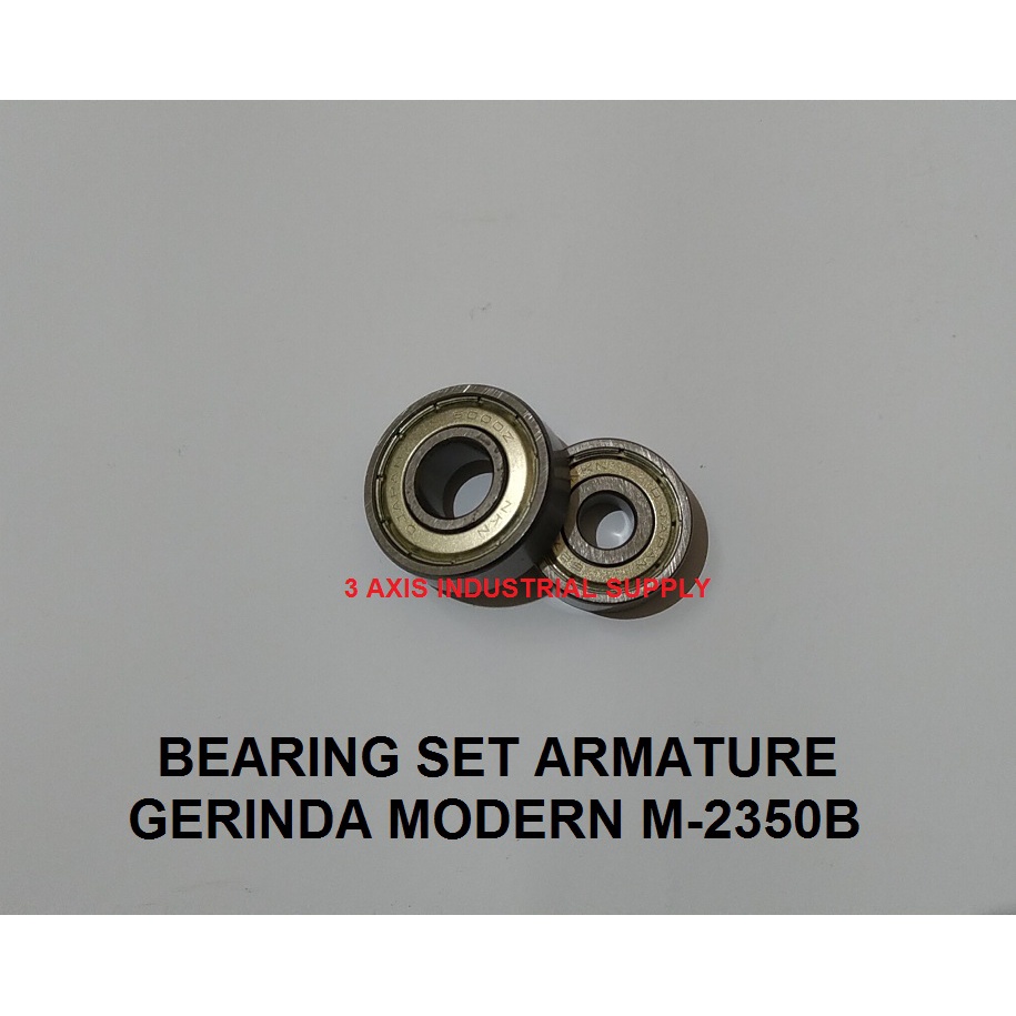 Bearing Set Armature Mesin Gerinda Modern M 2350B - Depan Belakang