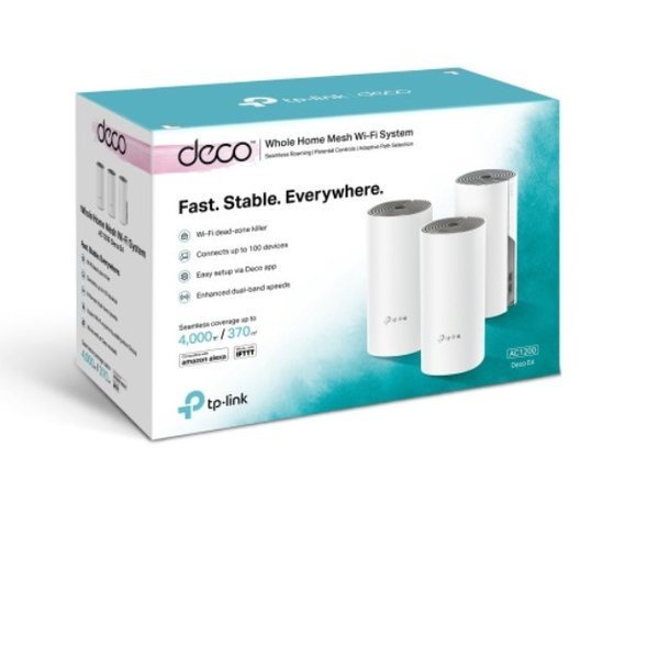 TPLink Deco E4 3Pack Home Mesh WiFi System TP-Link Deco-E4 N3 FS0001