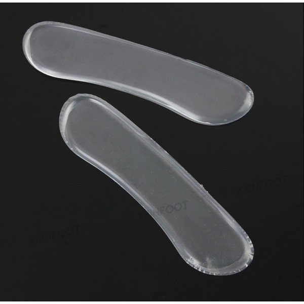 1 Pasang Silicone Heel Grip Liner Sepatu Insole Pad Insert Perawatan Kaki Protector Anti-wear Anti-dropping