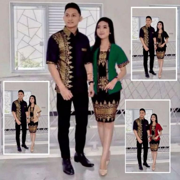 SPECIAL PRICE COUPLE BATIK NATAL / BAJU NATAL / KEBAYA NATAL / COUPLE NATAL