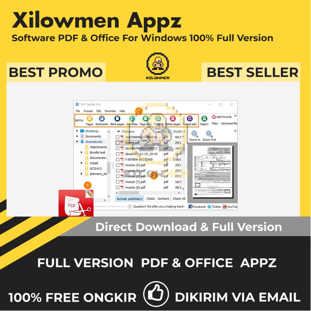 [Full Version]  Coolutils PDF Splitter Pro PDF Office Lifetime Win OS