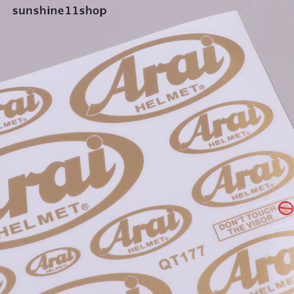 Sho Stiker Helm Reflektif Anti Air Dekorasi Sepeda Untuk Aksesoris Arai N