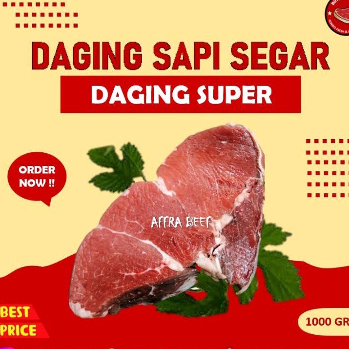

DAGING SUPER 1000 GRAM FRESH