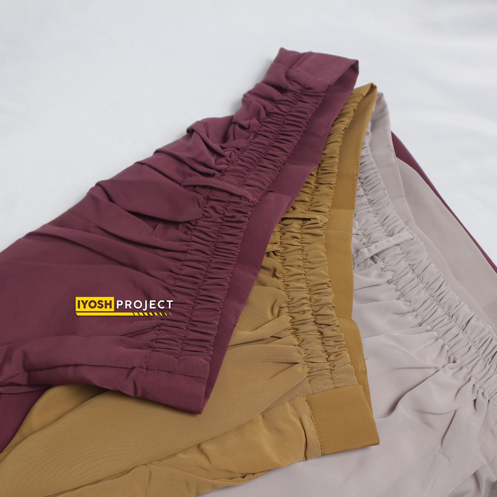 Loose Pants 999 Trousers Wanita - Celana Kulot Wanita Highwaist Bahan Jatuh BB 35-85 KG