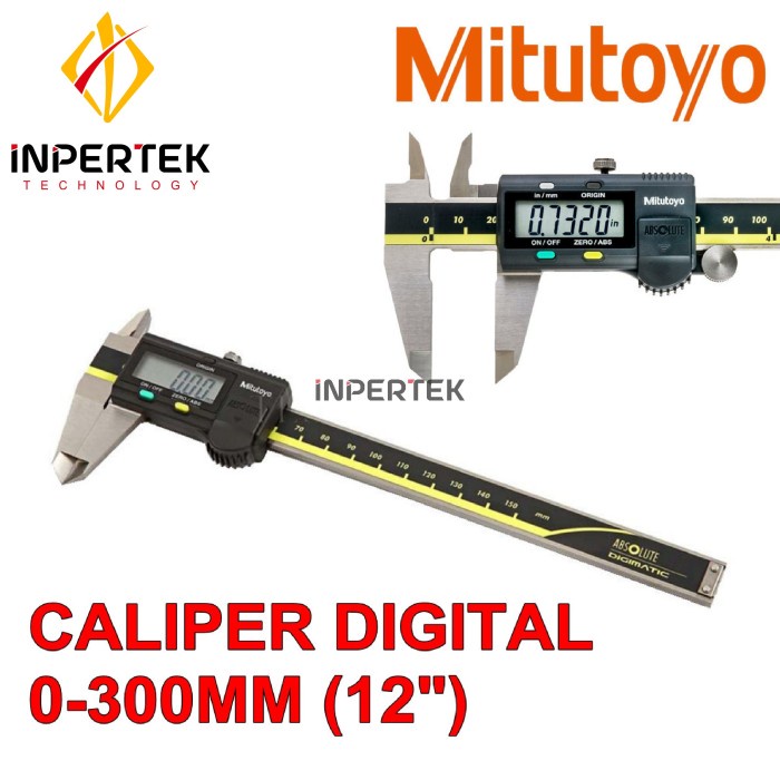 Murah Vernier Digital Caliper Mitutoyo 300 Mm Sigmat Digital 12" Mitutoyo.